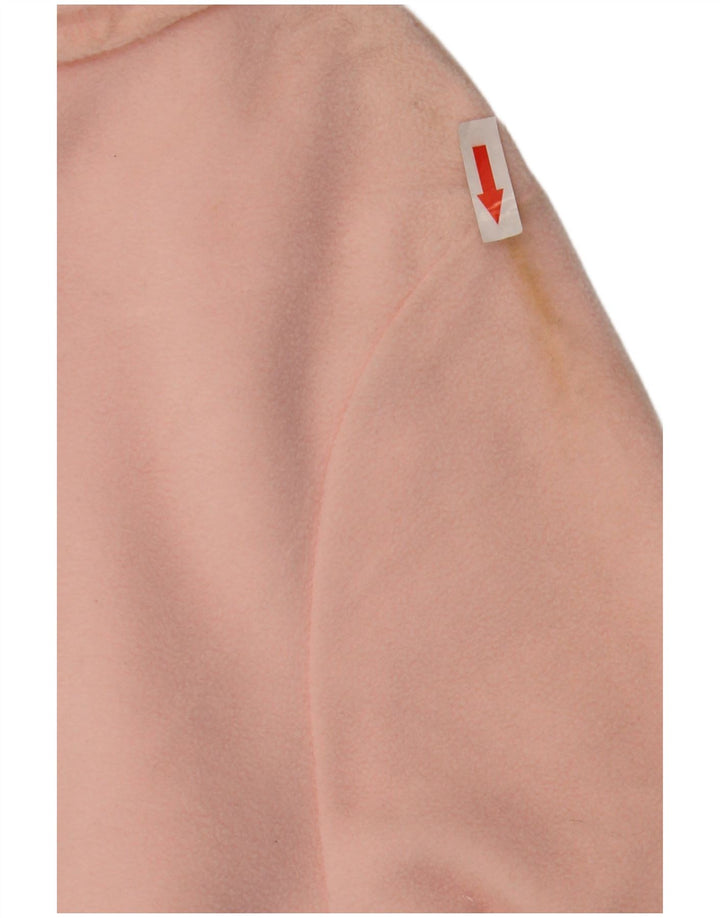 Tommy Hilfiger Damen Fleecepullover UK 14 Mittelrosa Polyester