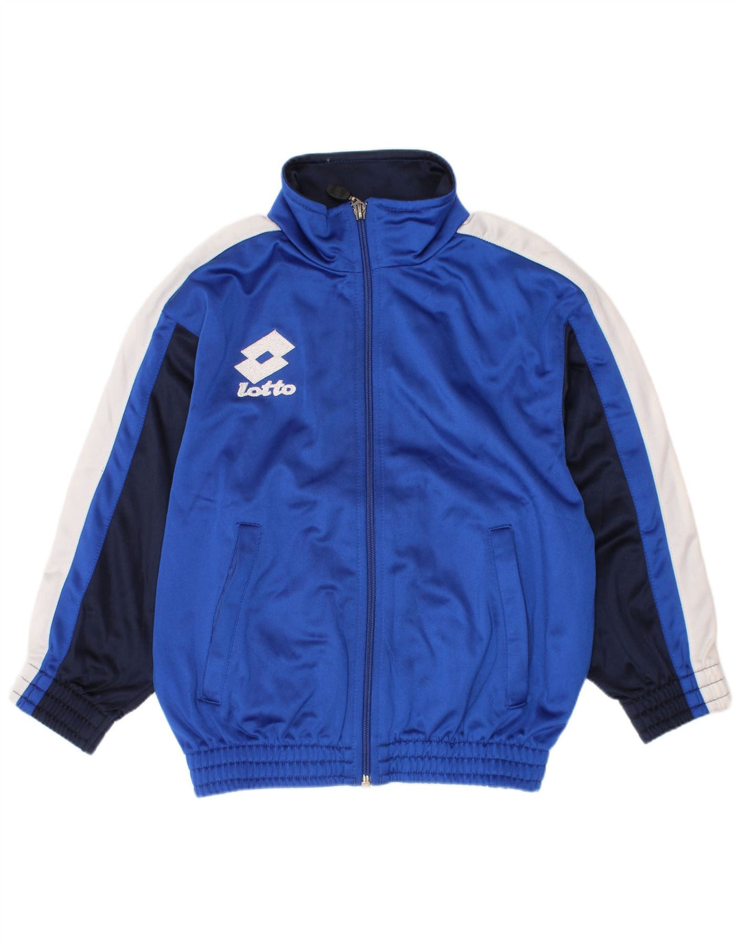 Lotto Jungen-Trainingsanzug, Oberteil, Jacke, 5–6 Jahre, Größe S, Blau, Farbblock