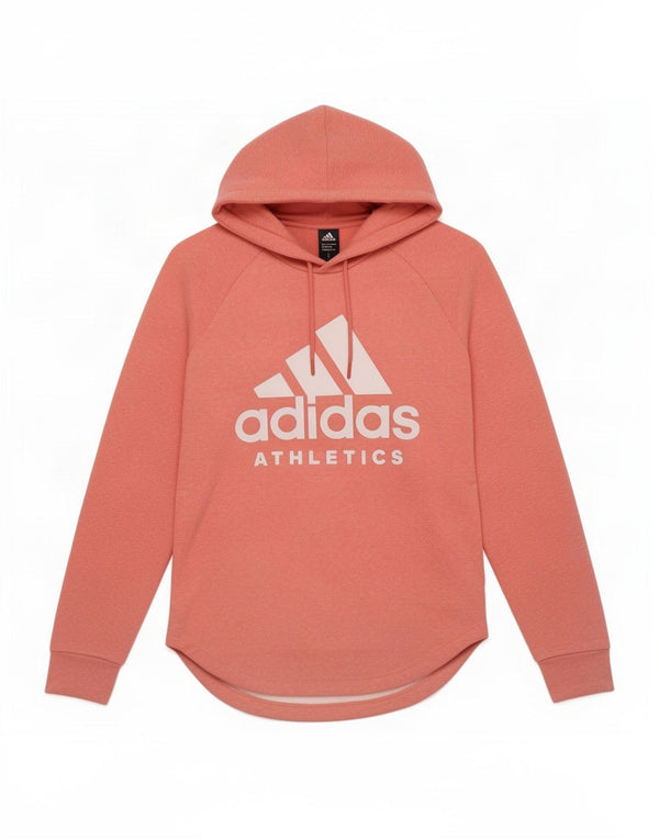 Adidas Damen Graphic Hoodie Pullover UK 8/10 Small Rosa Baumwolle