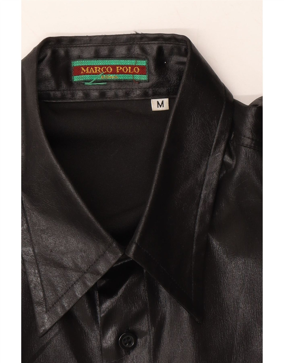 MARC O'POLO Mens Shirt Medium Black Vintage Marc O'Polo and Second-Hand Marc O'Polo from Messina Hembry 