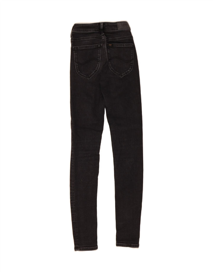 LEE Womens Skinny Jeans W26 L32 Black Vintage Lee and Second-Hand Lee from Messina Hembry 