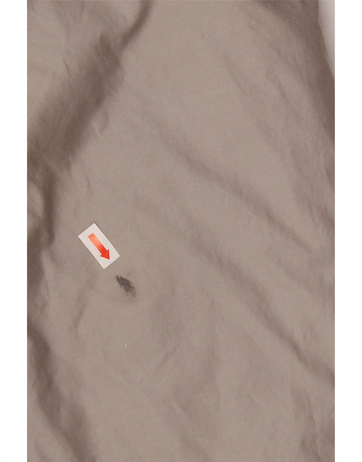 Skila wattierte Herrenjacke mit Kapuze, EU 50, große graue Baumwolle