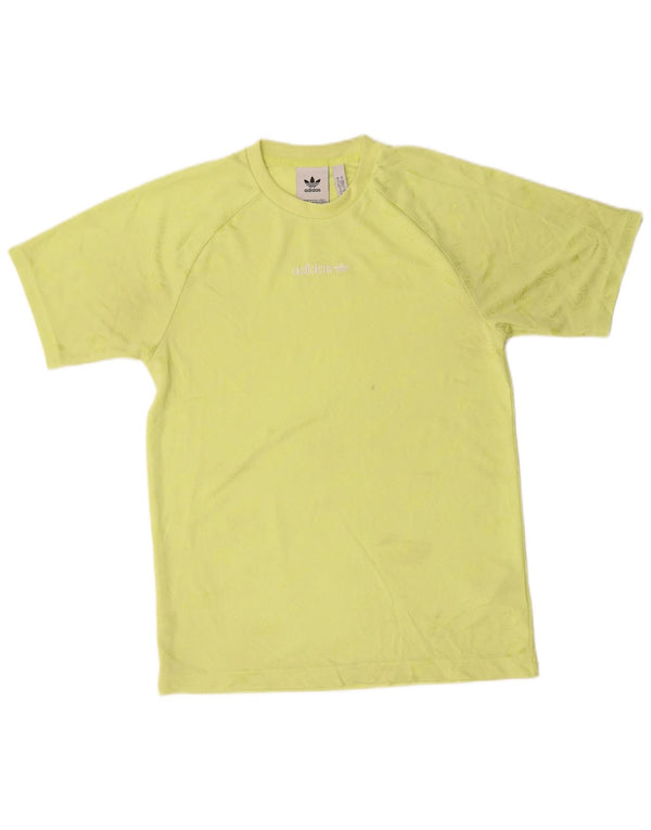 Adidas Herren Grafik T-Shirt Top Small Grün Polyester