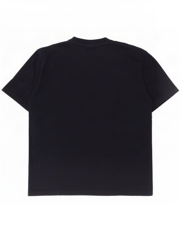 Champion Mens Graphic T-Shirt Top XL Navy Blue Cotton
