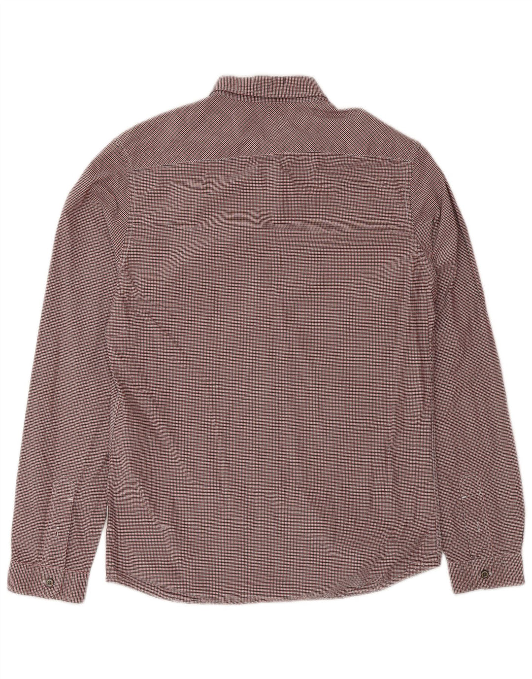 Paul Smith Herren-Hemd mit maßgeschneiderter Passform, klein, rot kariert, Baumwolle
