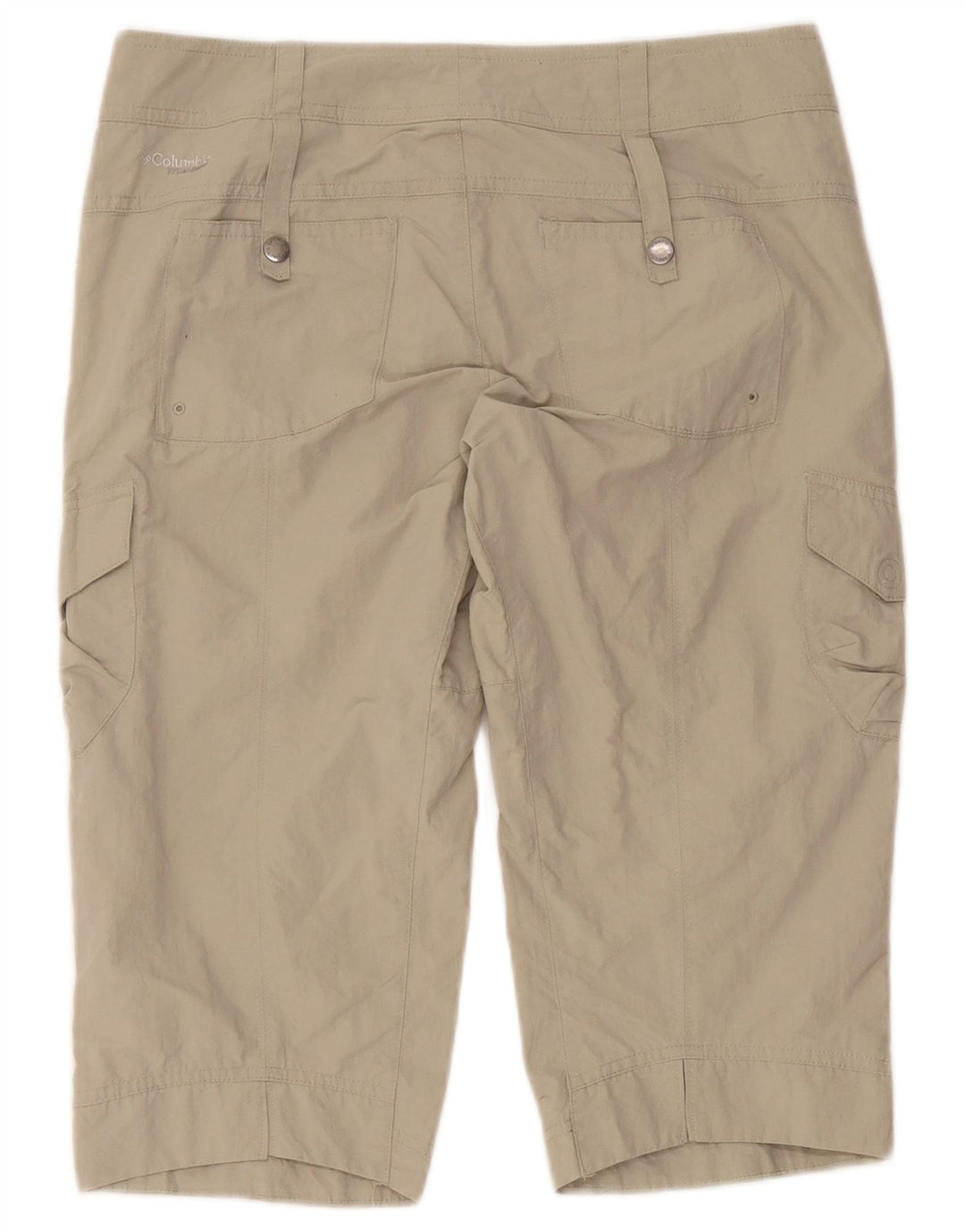 Columbia Damen Titanium Cargo Shorts US 4 Small W32 Beige Nylon