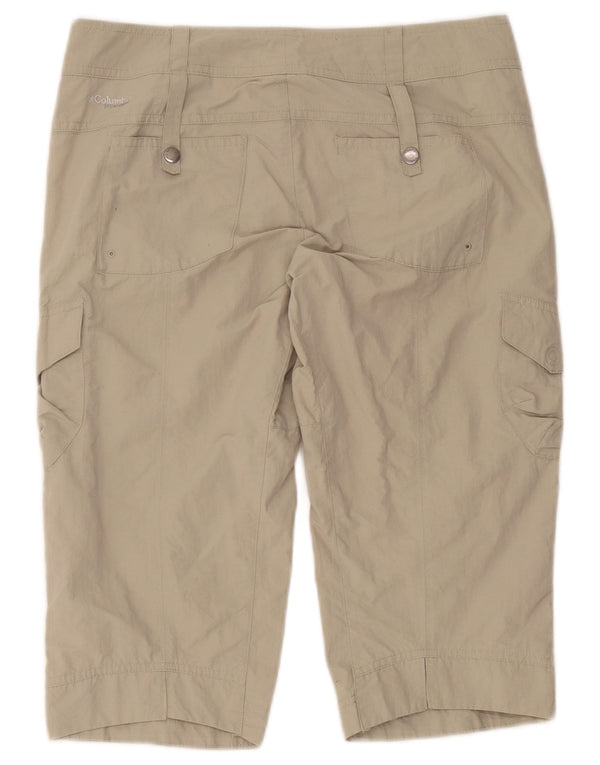 Columbia Damen Titanium Cargo Shorts US 4 Small W32 Beige Nylon