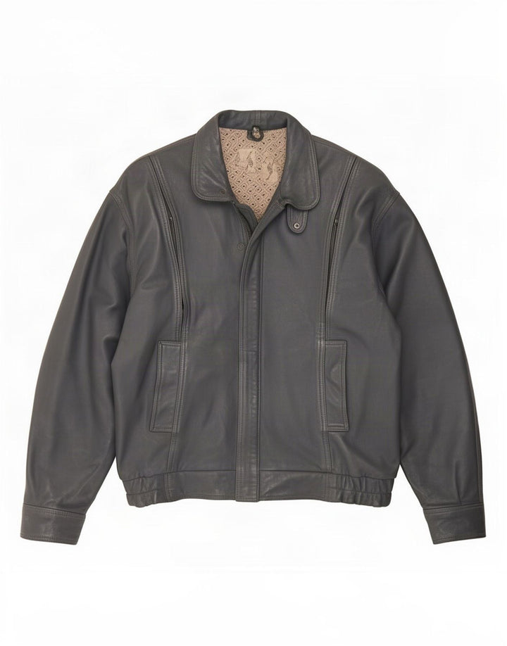 Fatigue Herren Lederjacke UK 42 XL Grau