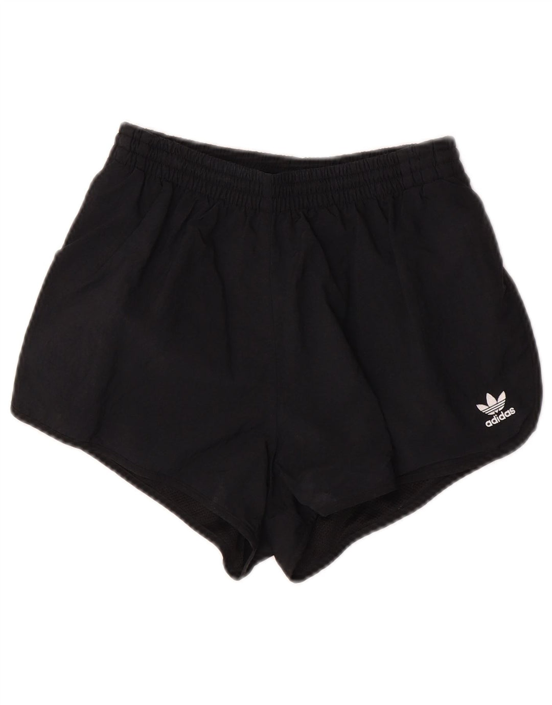 Adidas Damen Sportshorts UK 8 Small Schwarz Polyester