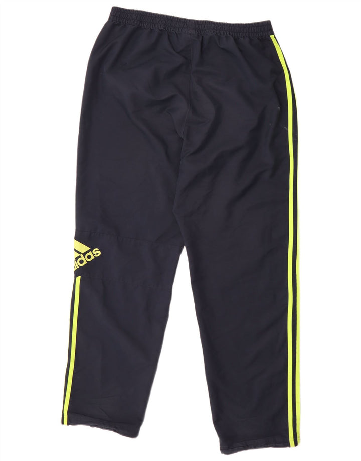 Adidas Herren-Trainingshose mit Grafik, groß, marineblau, Polyester
