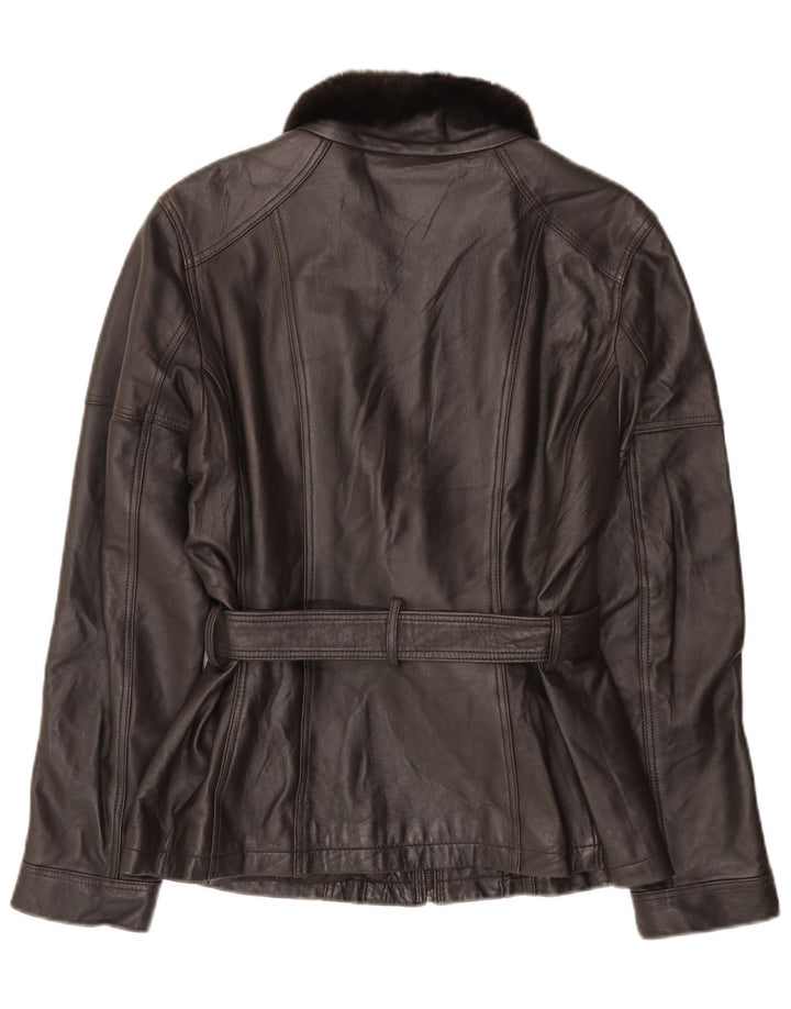 Conbipel Damen Lederjacke IT 48 XL Schwarz