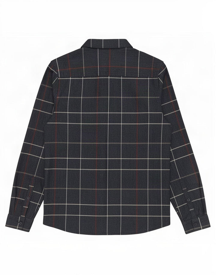 Rohan Damenhemd UK 10 Small Marineblau kariertes Polyester