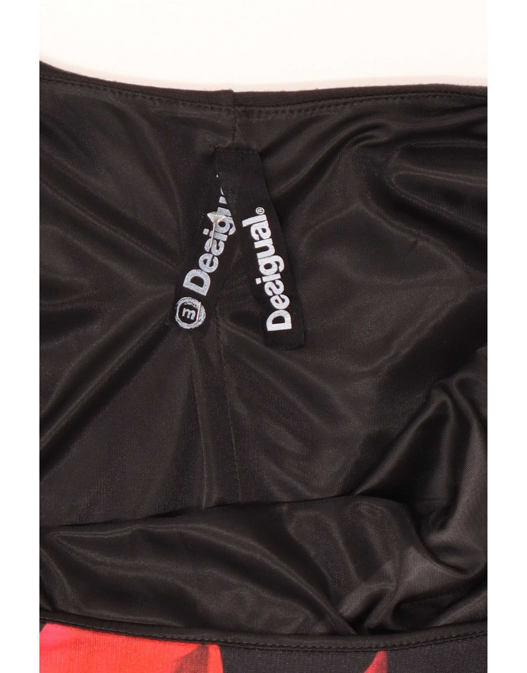 Desigual Damen Etuikleid UK 12 Mittelschwarz geblümt