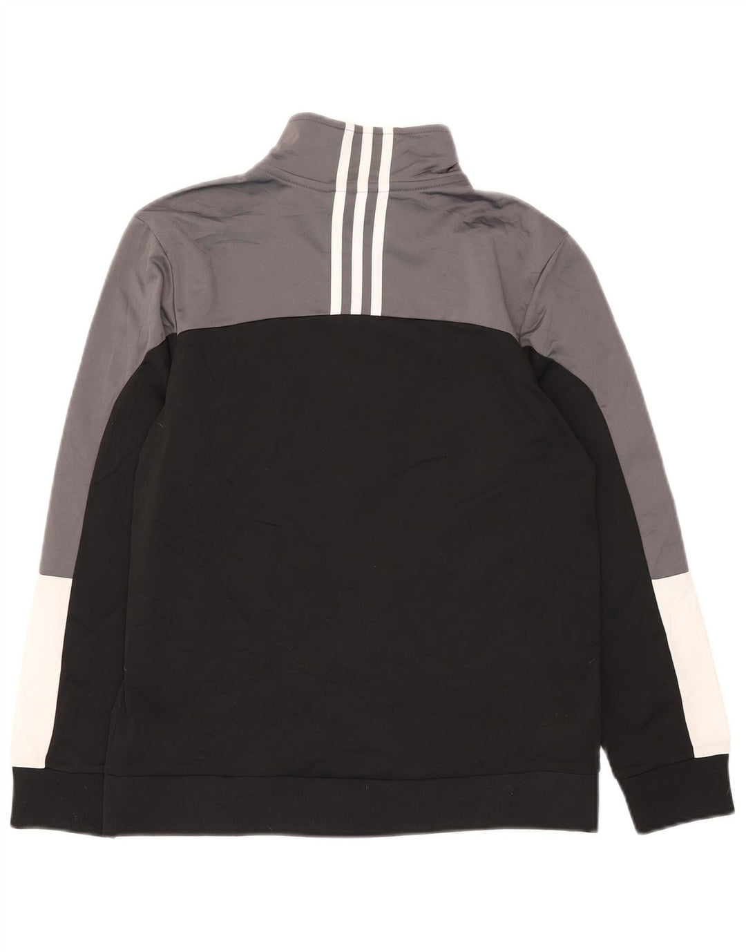 Adidas Jungen-Trainingsanzug-Top-Jacke, 12–13 Jahre, Größe L, Schwarz, Farbblock