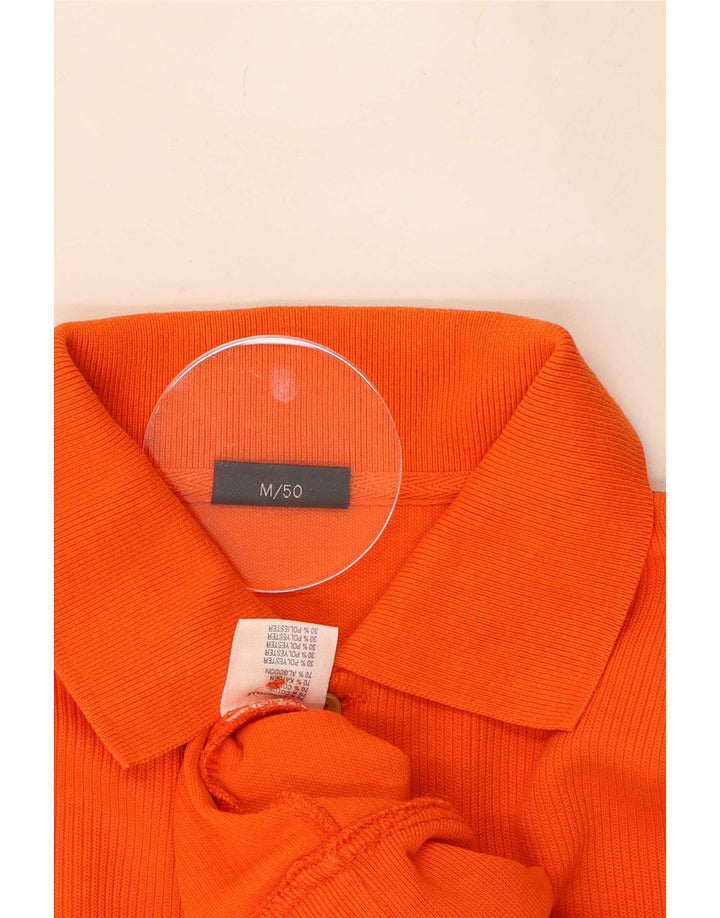 Daniel Hechter Herren-Pullover mit Rollkragen, IT 50, mittelorange Baumwolle