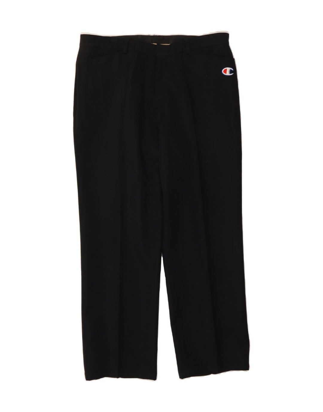 CHAMPION Mens Straight Casual Trousers 2XL W36 L31 Black Polyester Vintage Champion and Second-Hand Champion from Messina Hembry 