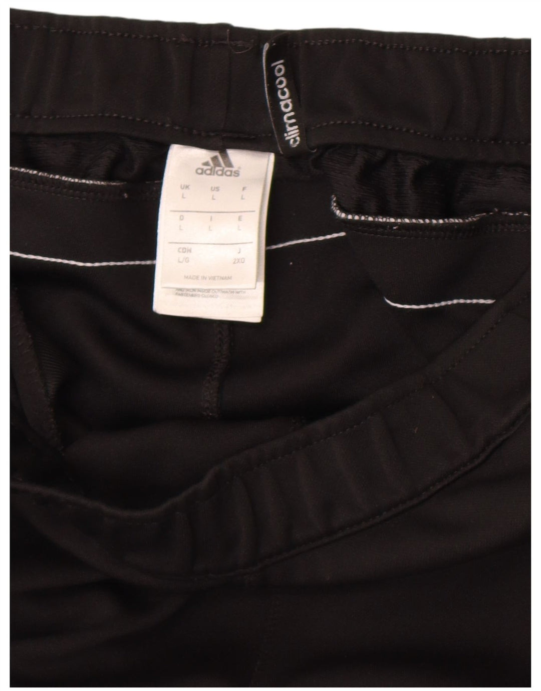ADIDAS Herren Climacool Trainingshose, Jogginghose, Größe L, Schwarz, Farbblock
