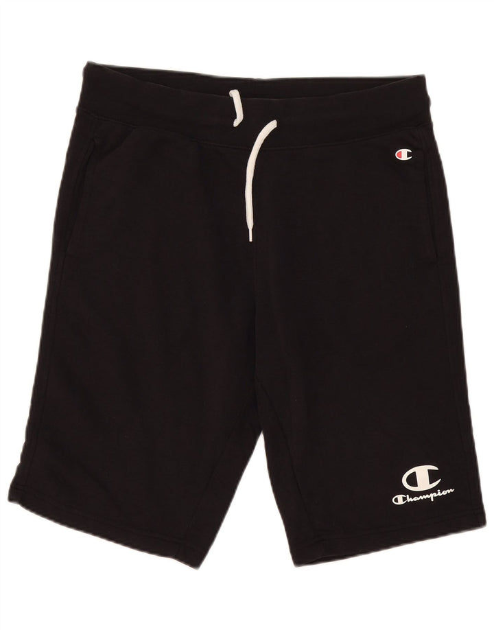 Champion Herren-Sportshorts, groß, aus schwarzer Baumwolle