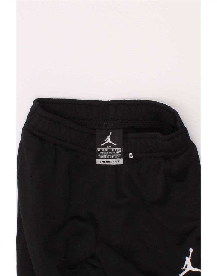 Jordan Boys Therma-Fit Trainingshose Jogger 2–3 Jahre, schwarzes Polyester