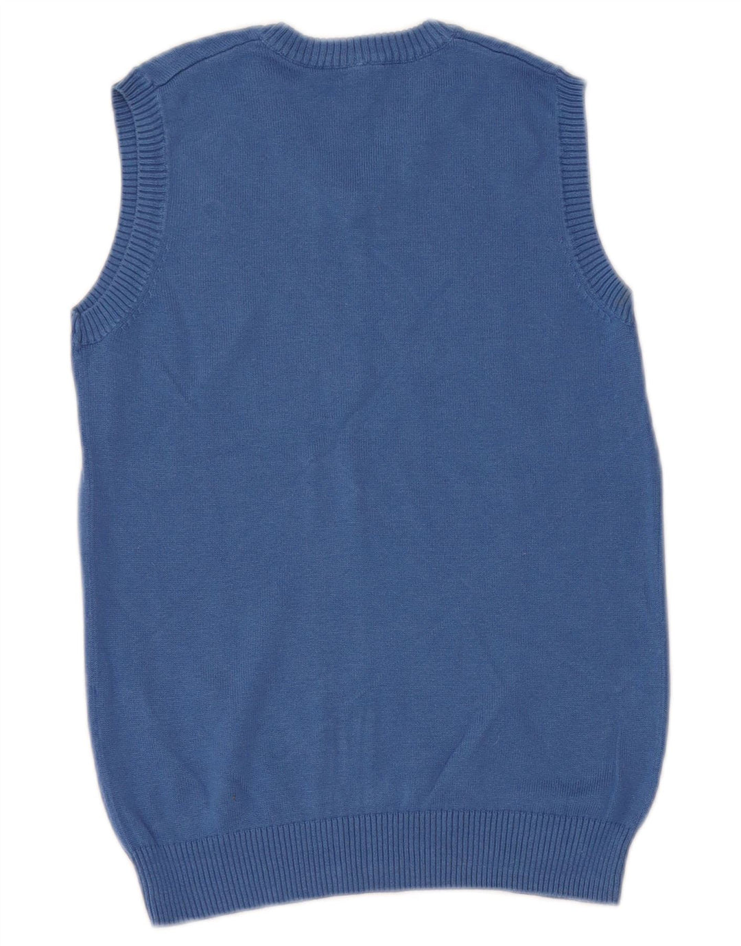BENETTON Tanktop für Jungen, 8–9 Jahre, groß, blaue Baumwolle