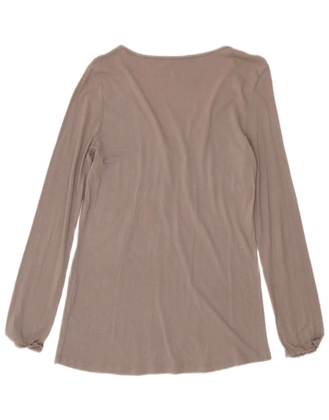 Carrera Damen Top Langarm UK 12 Mittelgraue Baumwolle