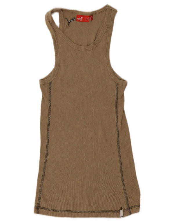 Puma Damen Weste Top UK 8 Small Braun