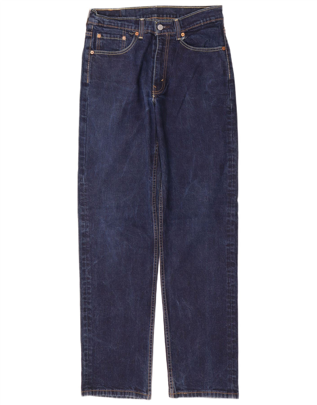 Levi's Herren 550 Straight Jeans W32 L34 Marineblaue Baumwolle