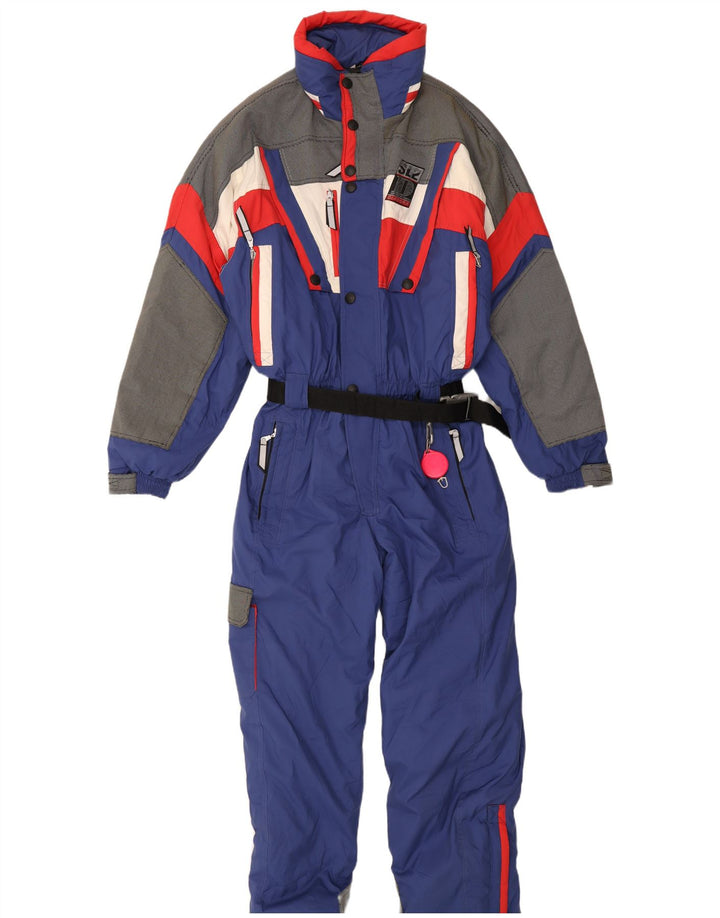 Diadora Herren-Skioverall mit Grafik, XL, Blau, Farbblock