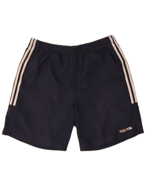 Adidas Herren-Sportshorts, groß, marineblau, Polyester