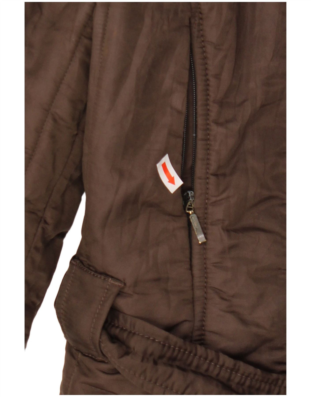 REFRIGIWEAR Wattierte Damenjacke mit Kapuze, UK 18, XL, Braun