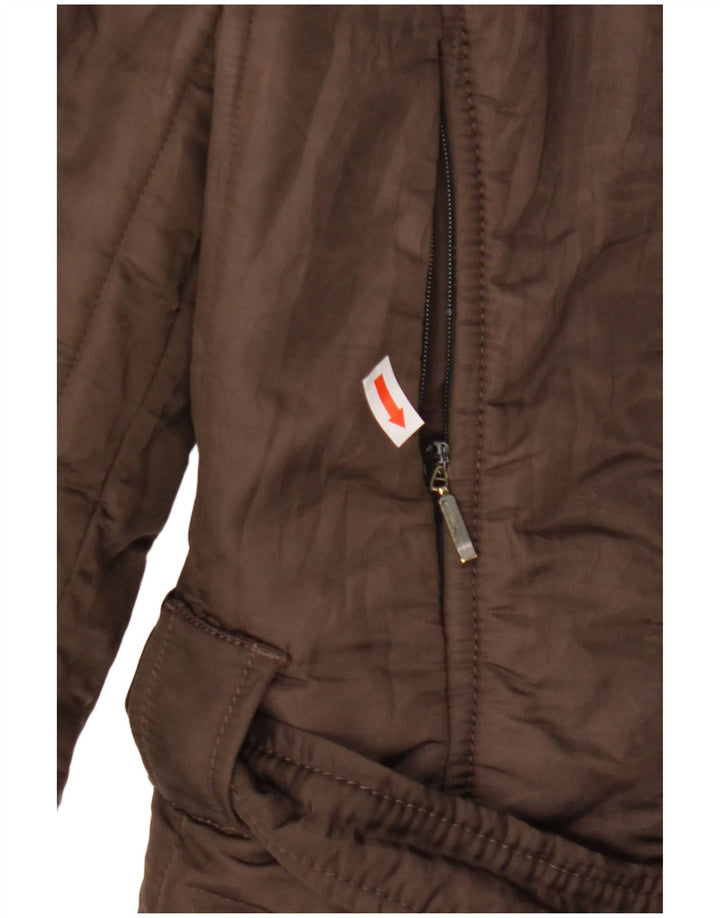 REFRIGIWEAR Wattierte Damenjacke mit Kapuze, UK 18, XL, Braun