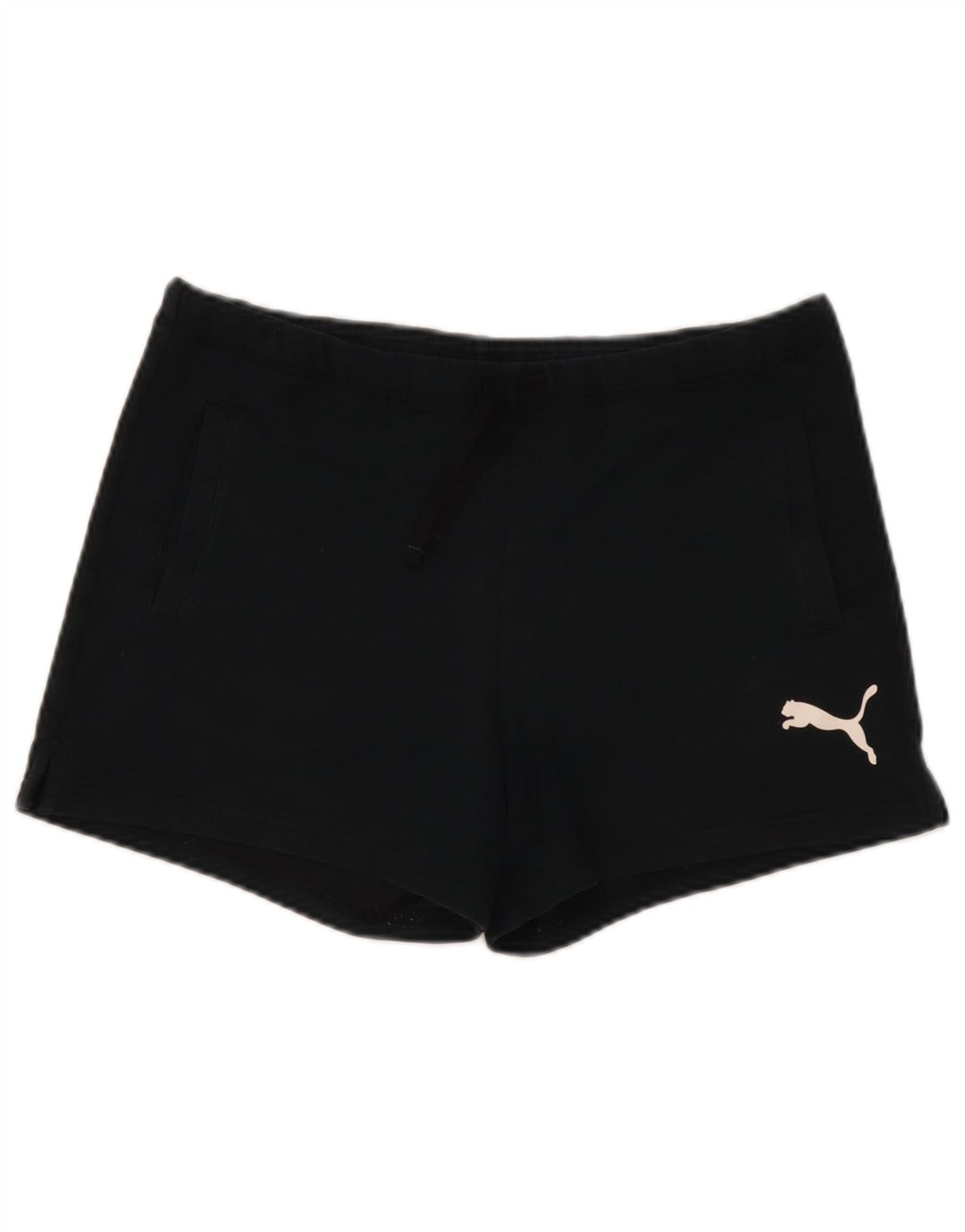 Puma Damen Graphic Sport Shorts UK 8 Small Schwarz