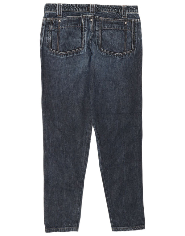 Dolce & Gabbana Damen Slim Jeans IT 48 XL W34 L32 Marineblau Baumwolle