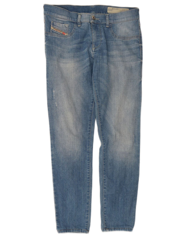 Diesel Damen Livier-Ankle Low Waist Super Slim Jegging Jeans W28 L27 Blau