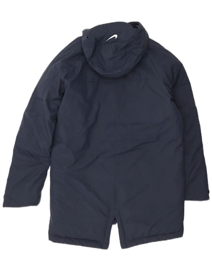 Nike Herren-Parkajacke mit Kapuze, UK 38, mittleres Marineblau, Polyester