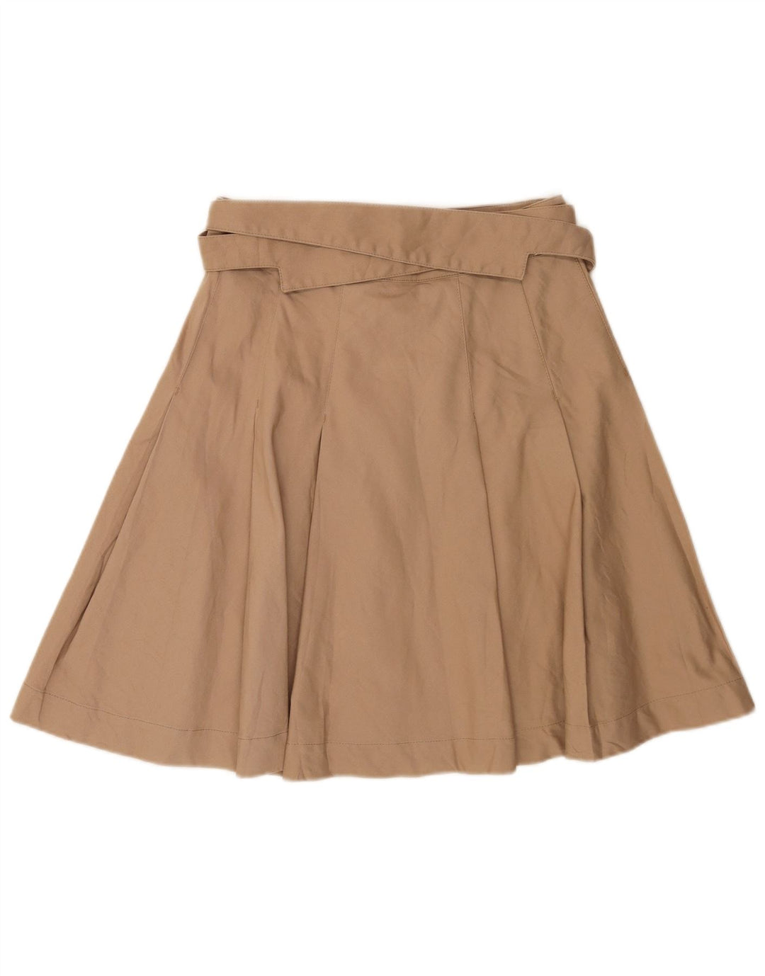 GF Ferre Damen A-Linienrock IT 44 Medium W30 Beige Baumwolle