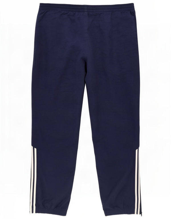 Adidas Herren-Trainingshose, groß, Marineblau, Polyester