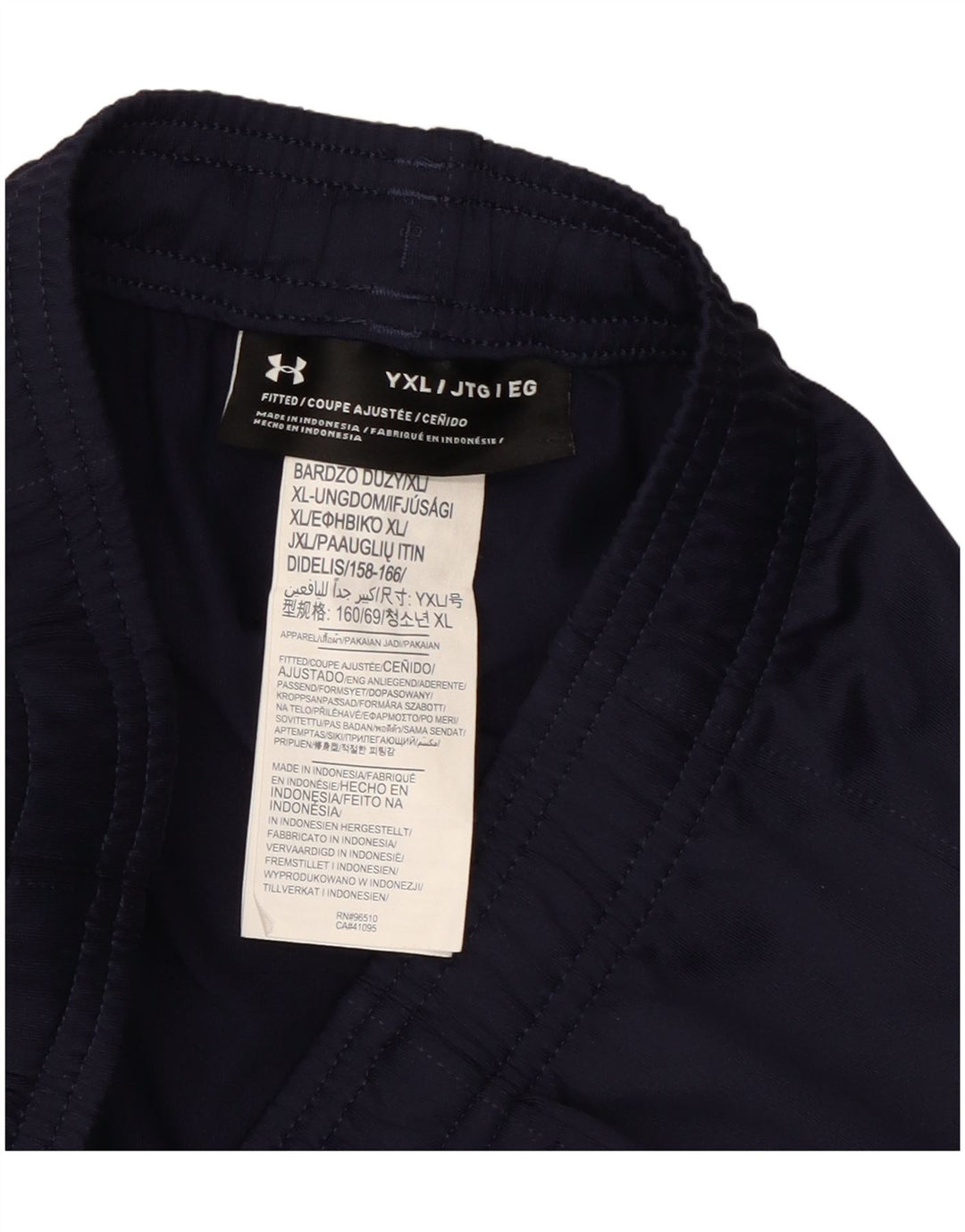 Under Armour Jungen-Trainingshose, 13–14 Jahre, XL, Marineblau, Polyester