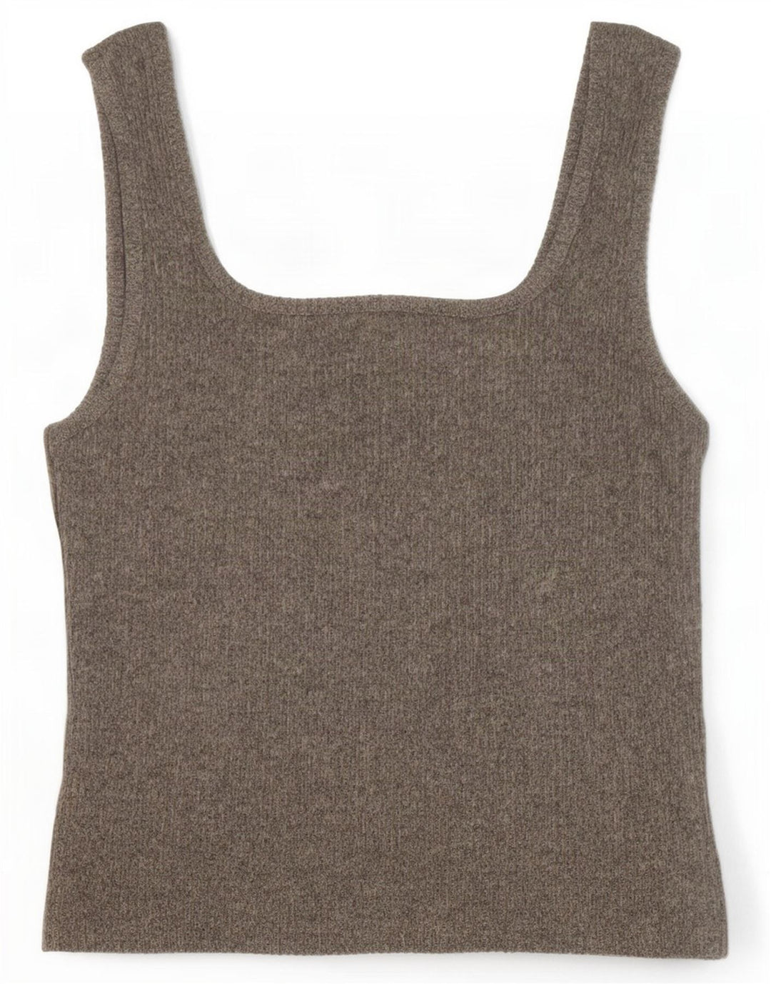 Topshop Damen Crop Knit Cami Top UK 12 Mittelgrau