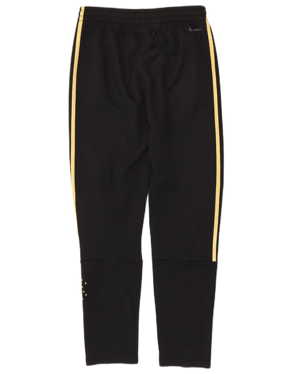 Adidas Jungen Aeroready Trainingshose 13–14 Jahre, schwarzes Polyester