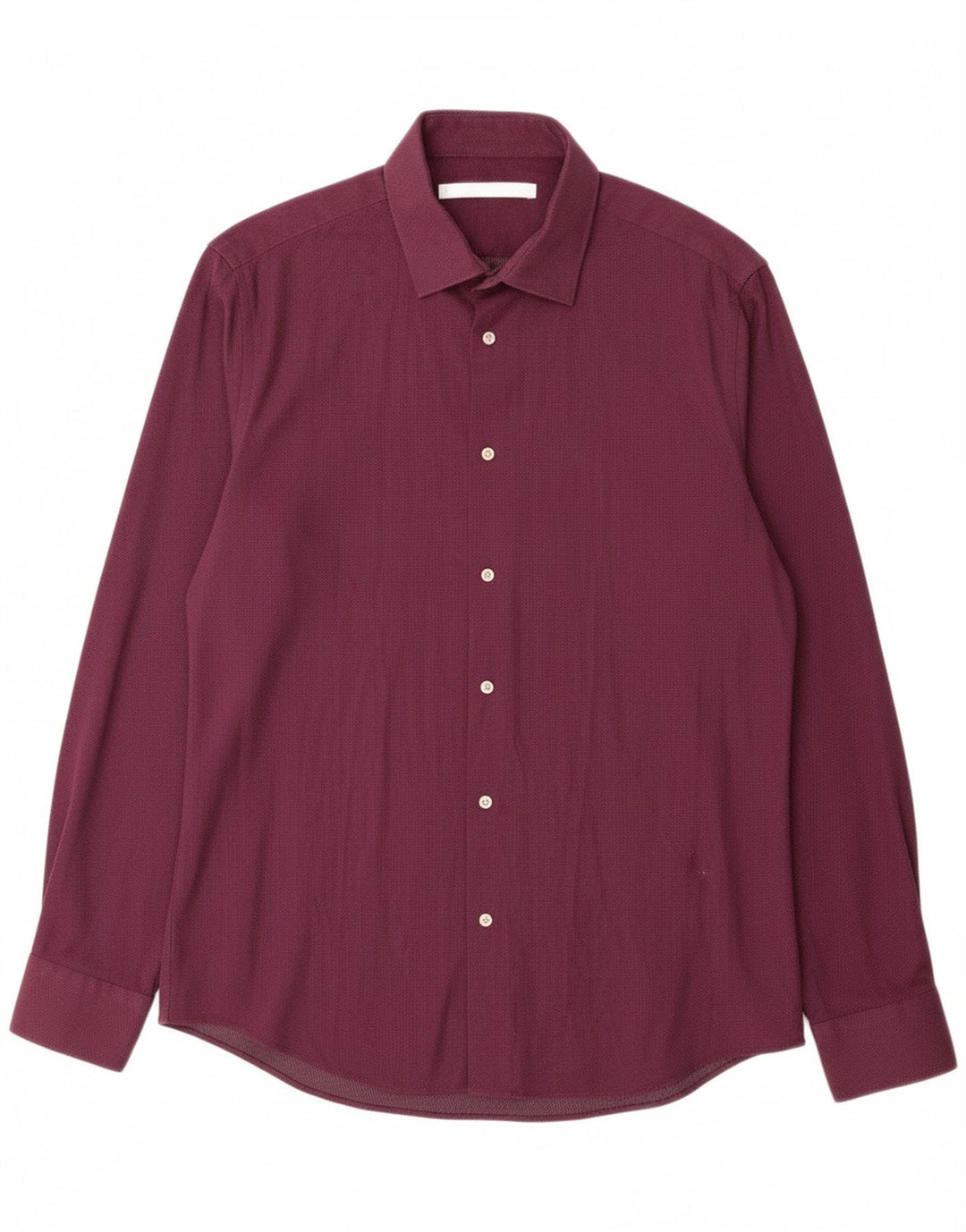 FRENCH CONNECTION Mens Shirt Size 16 Large Burgundy Spotted Cotton Vintage French Connection and Second-Hand French Connection from Messina Hembry 