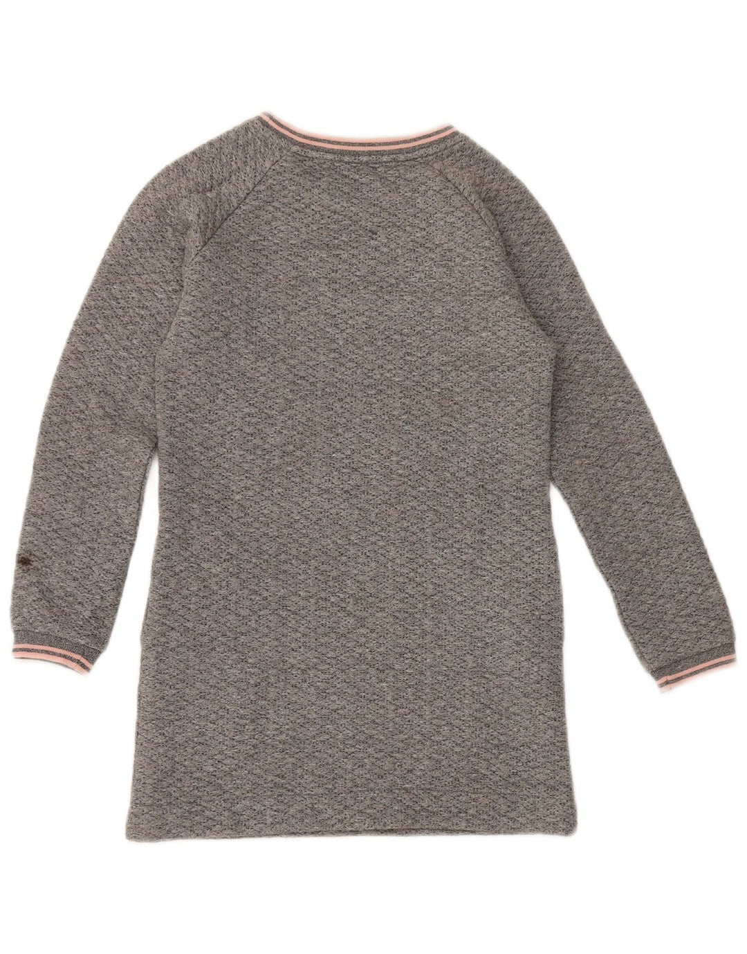 Woolrich Pulloverkleid für Mädchen, 9–10 Jahre, grau meliertes Polyester