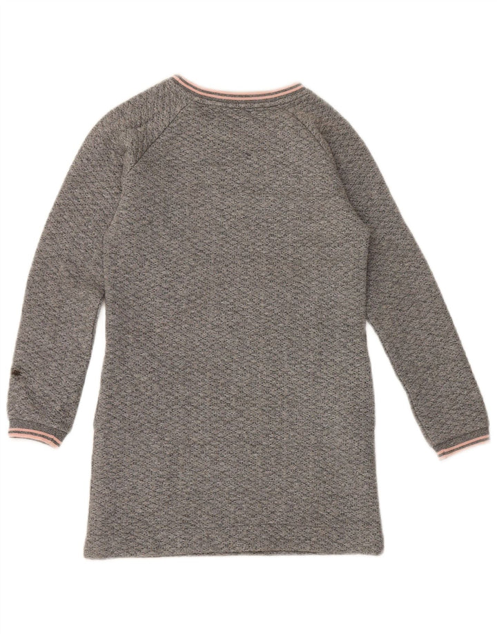 Woolrich Pulloverkleid für Mädchen, 9–10 Jahre, grau meliertes Polyester
