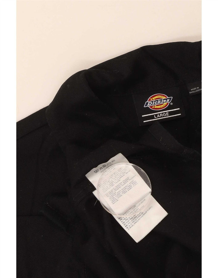 Dickies Damen Kurzarmhemd UK 16 Large Schwarz Polyester