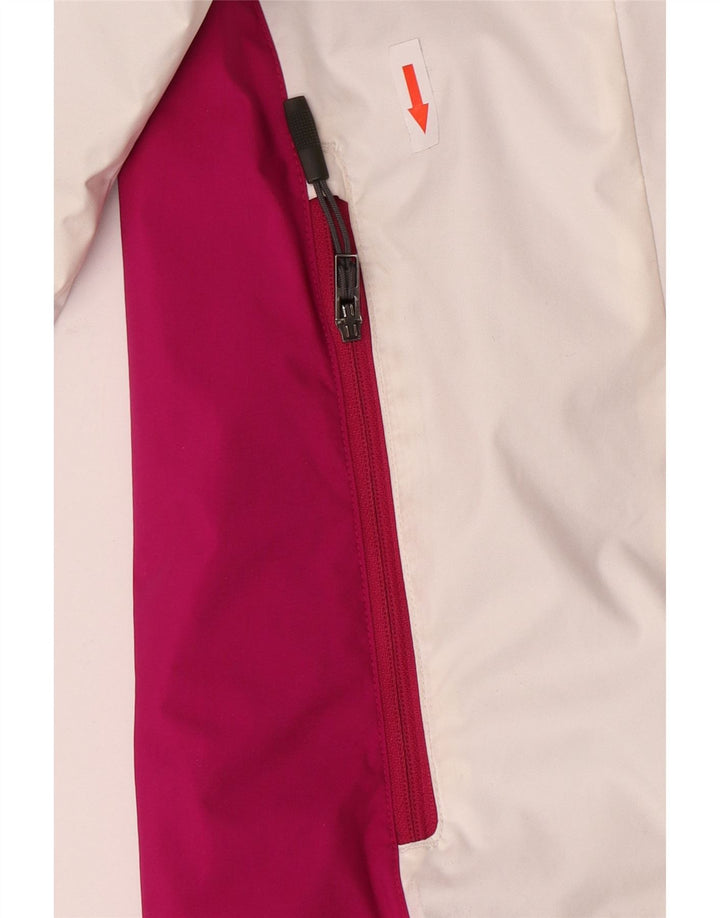 Columbia Damen Interchange Regenjacke UK 16 Large Pink Colourblock Nylon