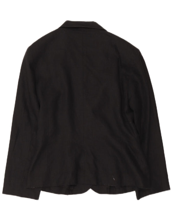 Inwear Damen-Blazerjacke mit 2 Knöpfen, Gr. 14, Größe L, Schwarz, Acetat