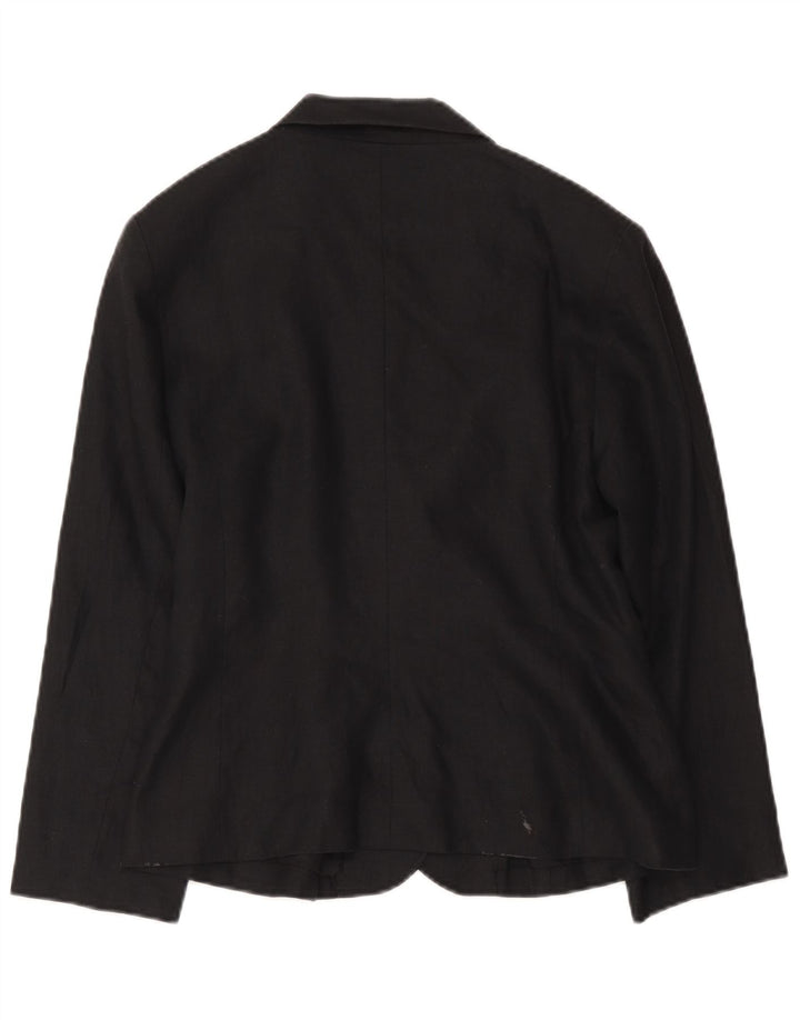 Inwear Damen-Blazerjacke mit 2 Knöpfen, Gr. 14, Größe L, Schwarz, Acetat