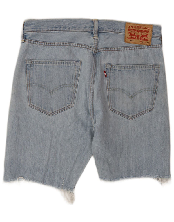Levi's Herren 501 Denim Shorts W31 Mittelblaue Baumwolle