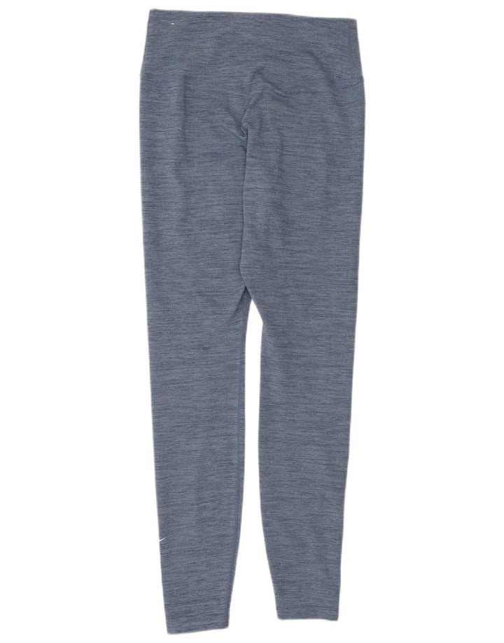 Nike Damen Dri Fit Leggings UK 8 Small Blau