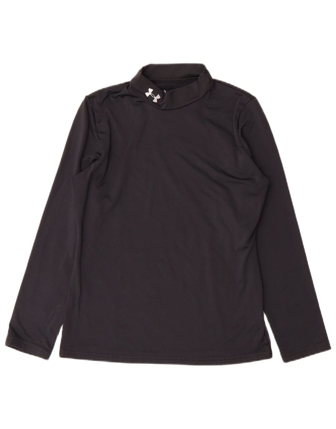UNDER ARMOUR Boys Cold Gear Top Long Sleeve 13-14 Years XL Black Polyester